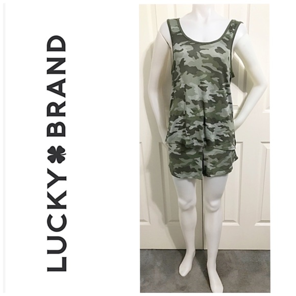 Lucky Brand Other - NWOT, Lucky Brand 2 Piece, Long Tank & Matching Shorts Pajama Set